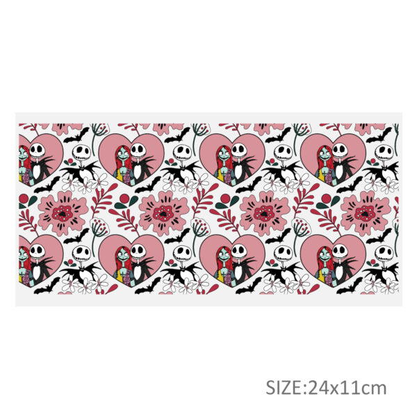 Nightmare Before Christmas DTF Sticker Cups Cool Personalize UV Wrap Transfer Sticker Waterproof Labels DIY - Image 14