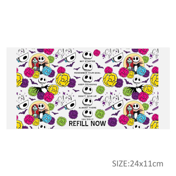 Nightmare Before Christmas DTF Sticker Cups Cool Personalize UV Wrap Transfer Sticker Waterproof Labels DIY - Image 15