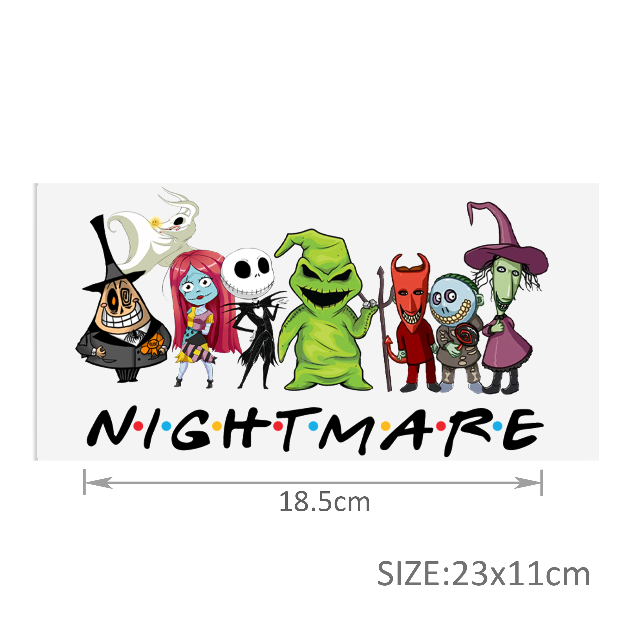 Nightmare Before Christmas DTF Sticker Cups Cool Personalize UV Wrap Transfer Sticker Waterproof Labels DIY - Image 16