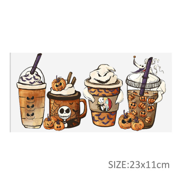 Nightmare Before Christmas DTF Sticker Cups Cool Personalize UV Wrap Transfer Sticker Waterproof Labels DIY - Image 20