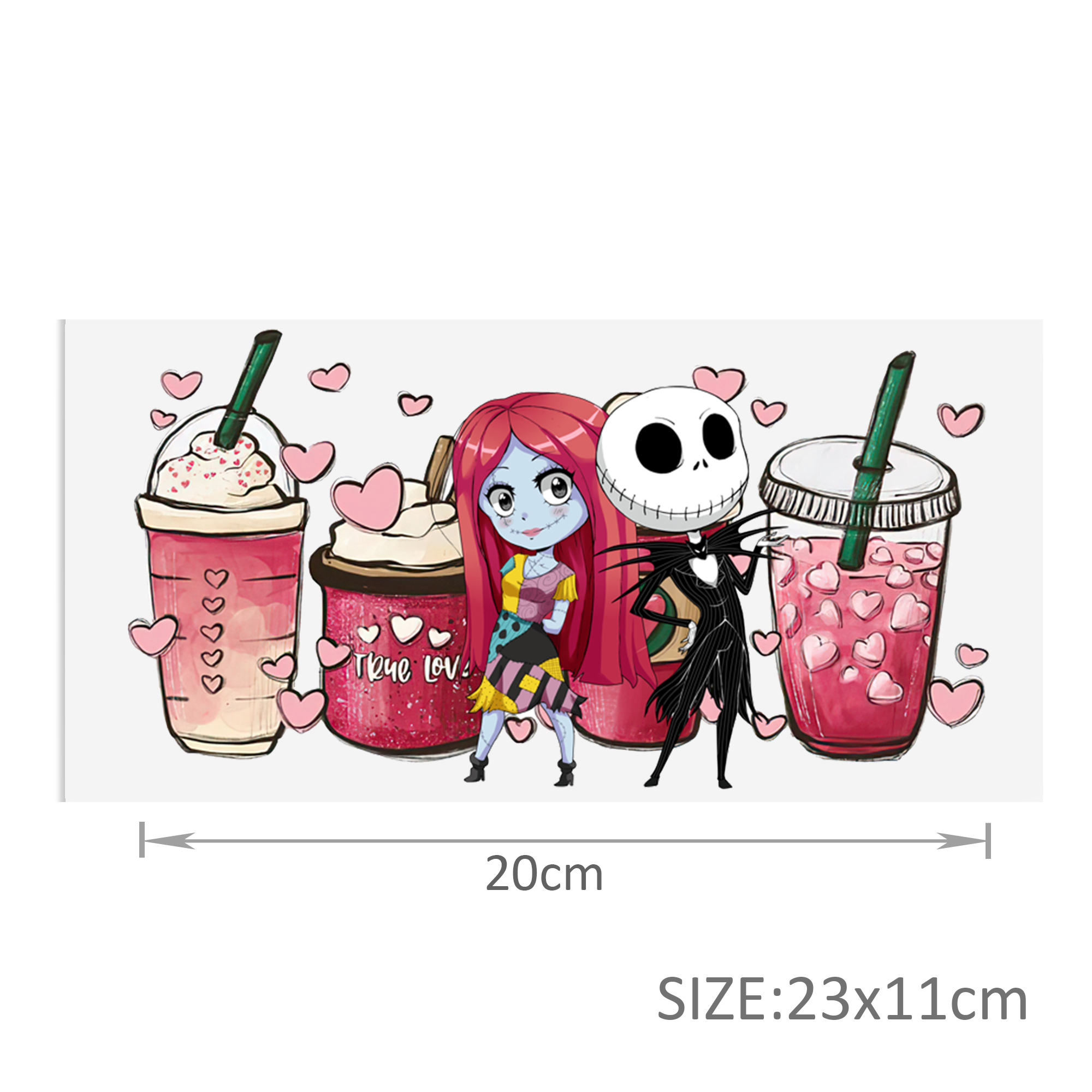 Nightmare Before Christmas DTF Sticker Cups Cool Personalize UV Wrap Transfer Sticker Waterproof Labels DIY - Image 22