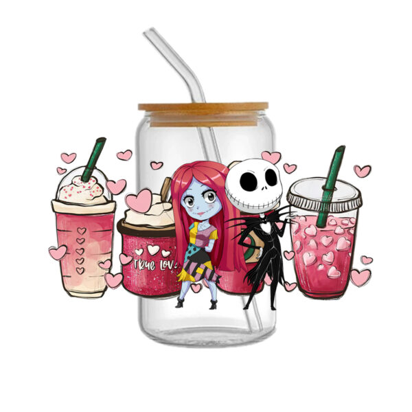 Nightmare Before Christmas DTF Sticker Cups Cool Personalize UV Wrap Transfer Sticker Waterproof Labels DIY - Image 29