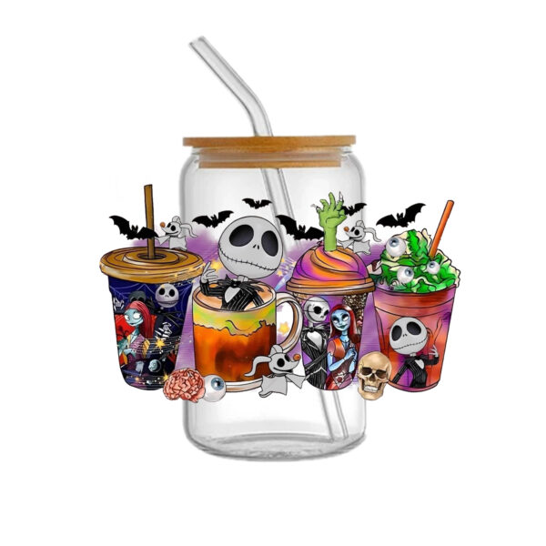 Nightmare Before Christmas DTF Sticker Cups Cool Personalize UV Wrap Transfer Sticker Waterproof Labels DIY - Image 31