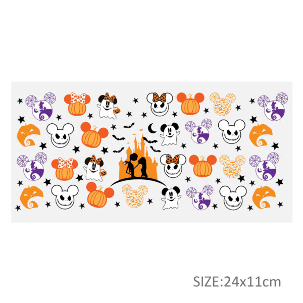 Nightmare Before Christmas DTF Sticker Cups Cool Personalize UV Wrap Transfer Sticker Waterproof Labels DIY - Image 34