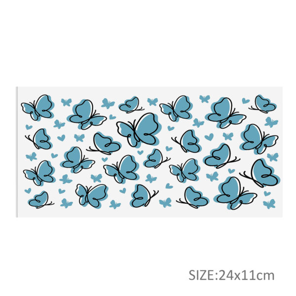 Animal Plant Butterfly UV DTF Sticker For 16oz Cups Wrap Transfer Sticker Custom Labels DIY Logo Waterproof - Image 11