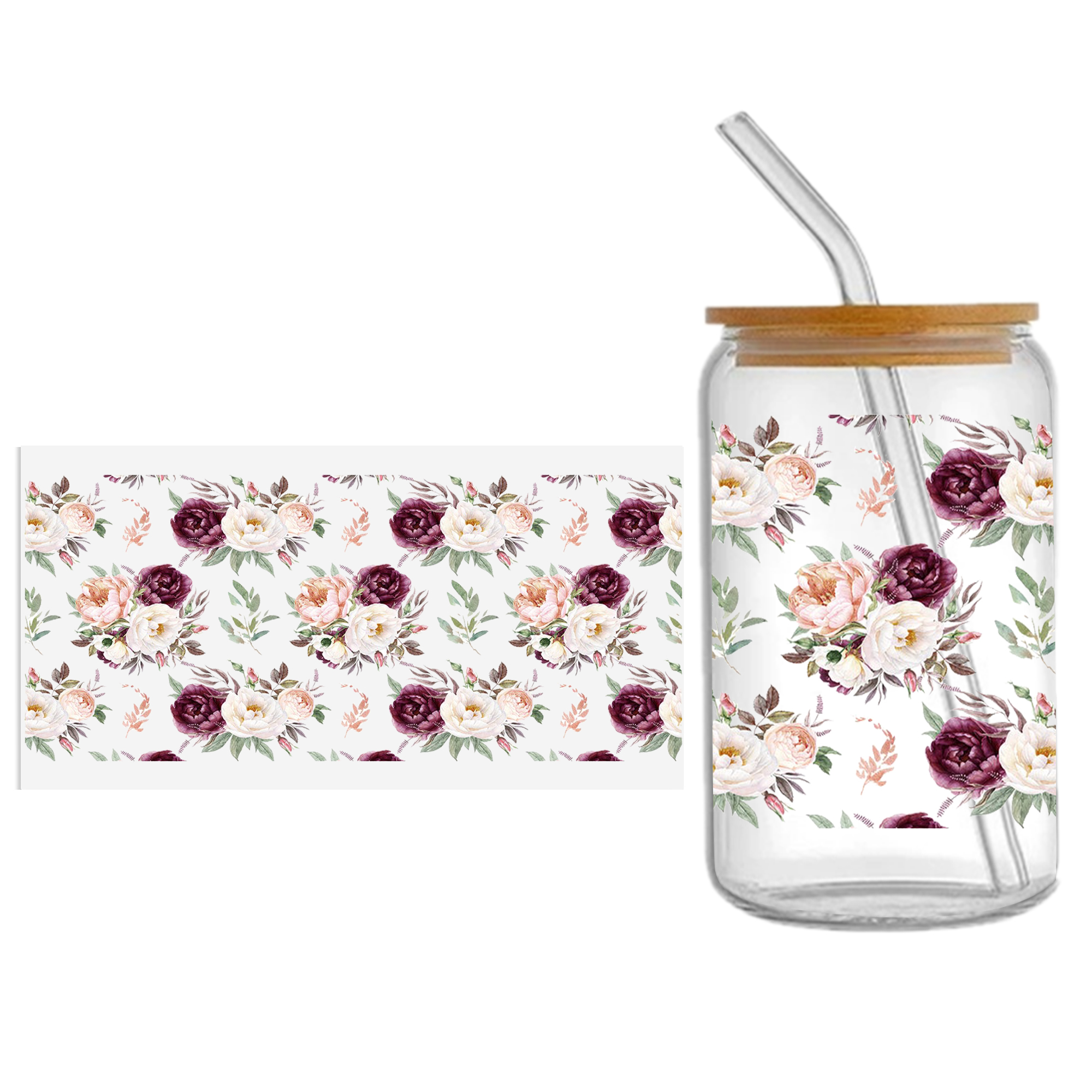 Animal Plant Butterfly UV DTF Sticker For 16oz Cups Wrap Transfer Sticker Custom Labels DIY Logo Waterproof - Image 19