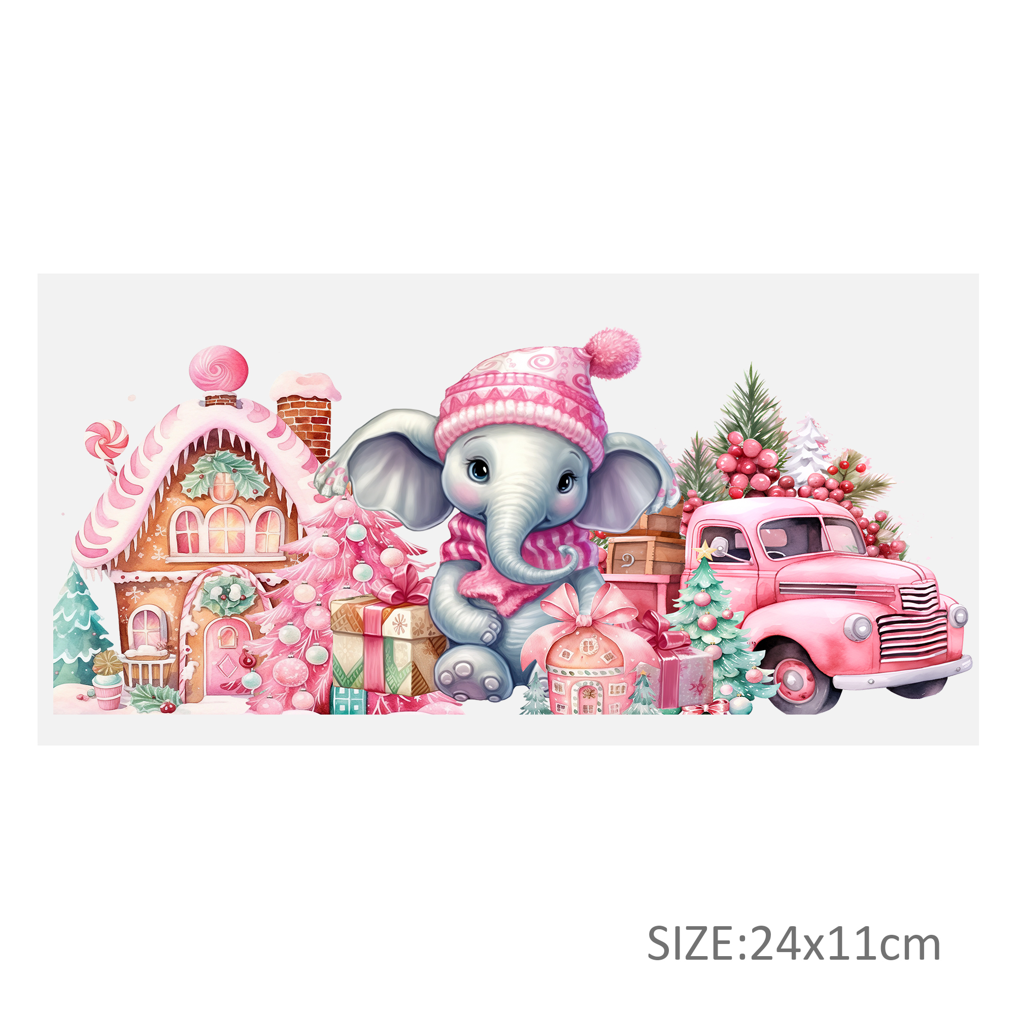 Pink Series Animal UV DTF Sticker For 16oz Cups Wrap Transfer Sticker Custom Labels DIY Logo Waterproof - Image 15