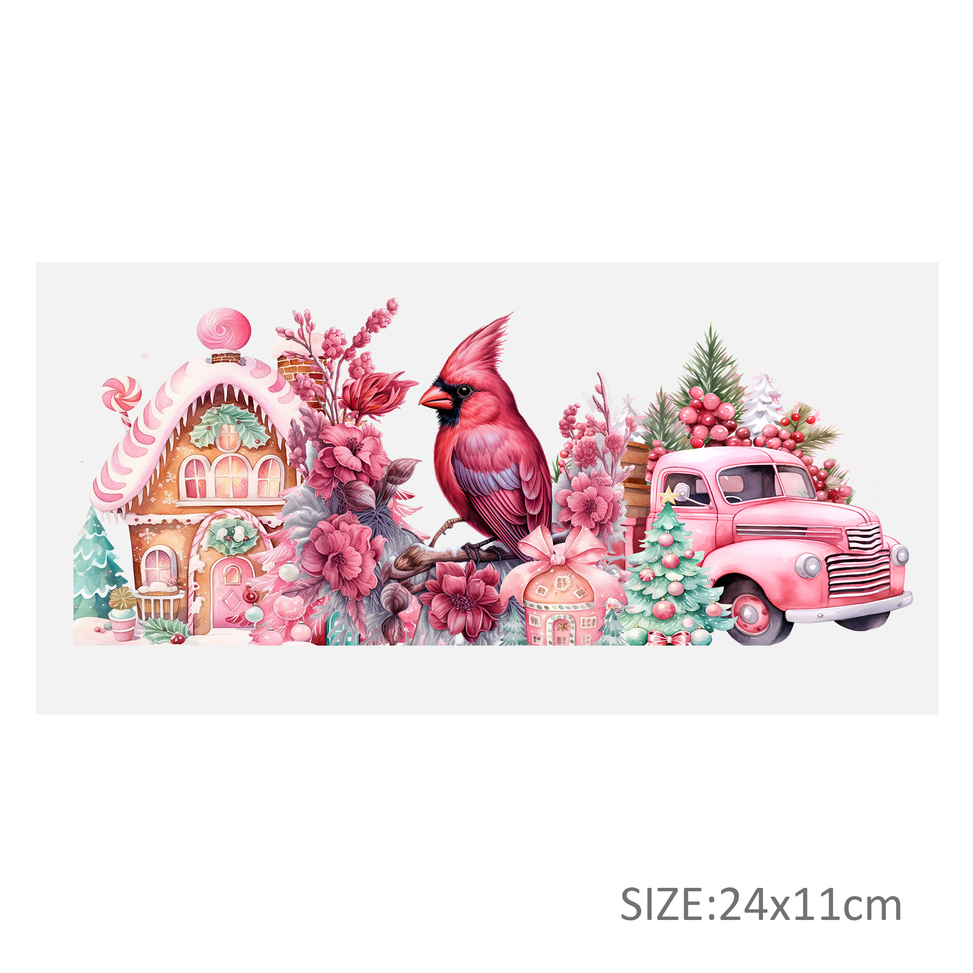 Pink Series Animal UV DTF Sticker For 16oz Cups Wrap Transfer Sticker Custom Labels DIY Logo Waterproof - Image 16