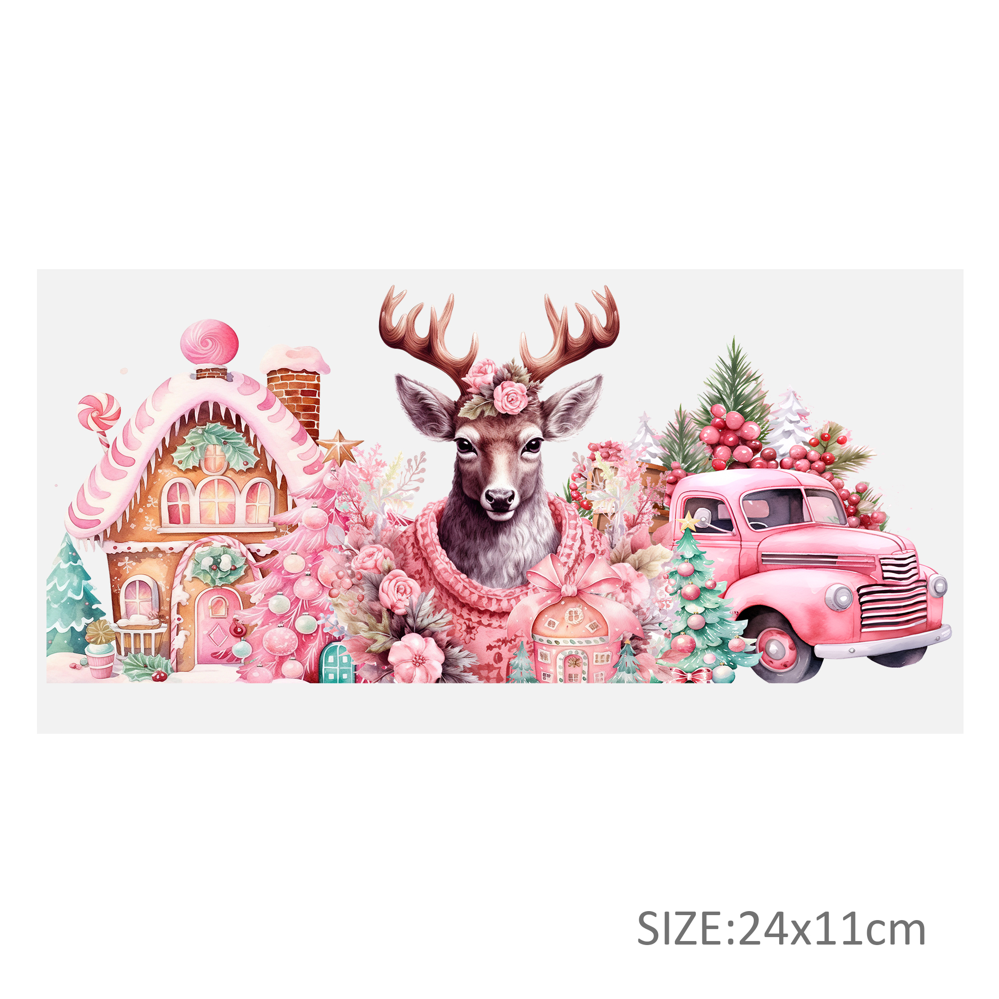 Pink Series Animal UV DTF Sticker For 16oz Cups Wrap Transfer Sticker Custom Labels DIY Logo Waterproof - Image 20
