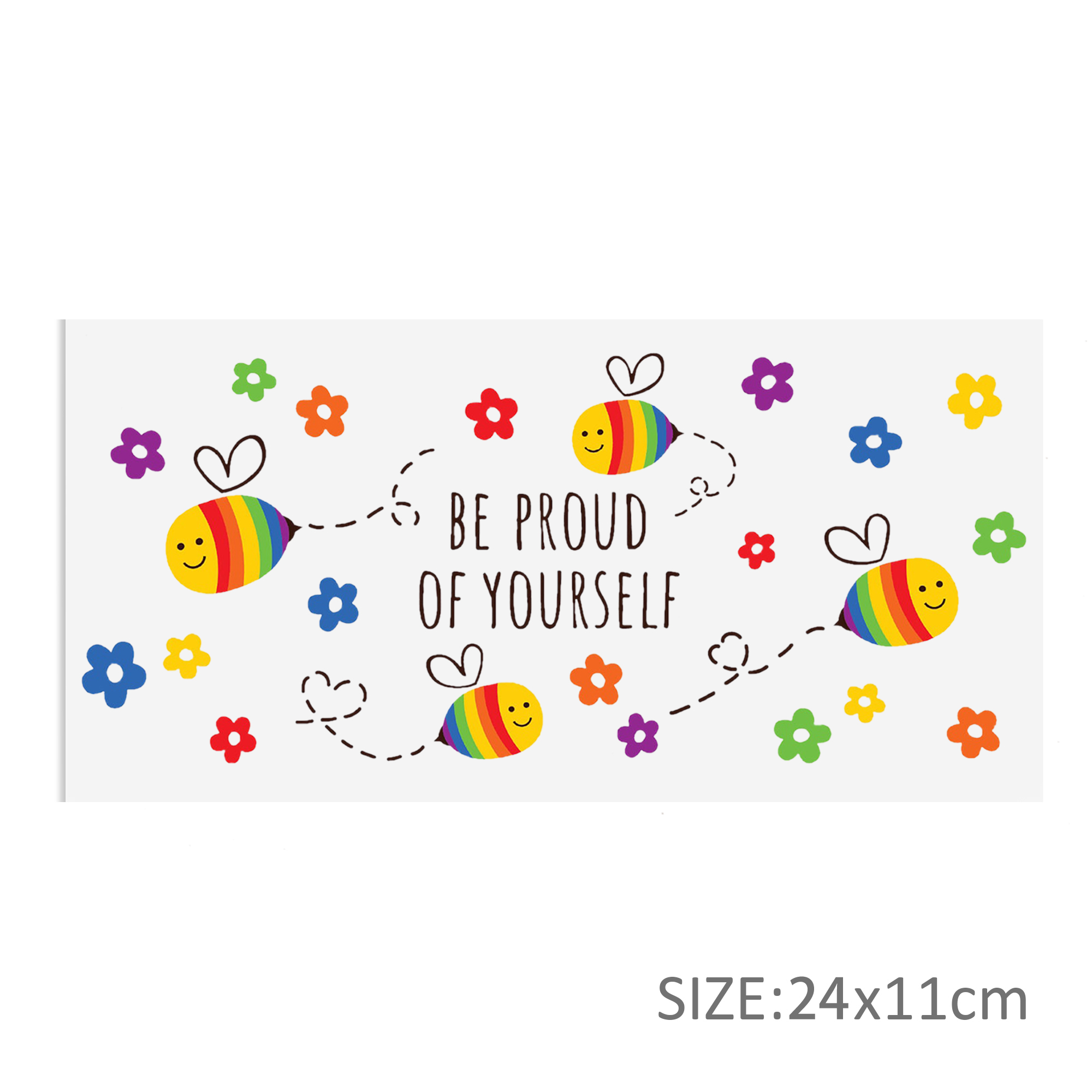 Rainbow 16oz Tumbler Template DTF Sticker Cup Cool Personalize UV Wrap Transfer Sticker Custom Label DIY Waterproof - Image 10