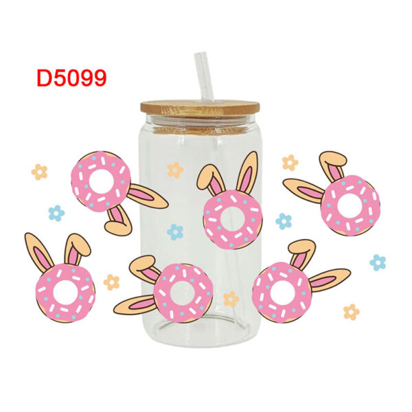 UV DTF Transfer Sticker Foods Theme For The 16oz Libbey Glasses Wraps Cup Can DIY Waterproof Easy To Use Custom Decals - Image 6