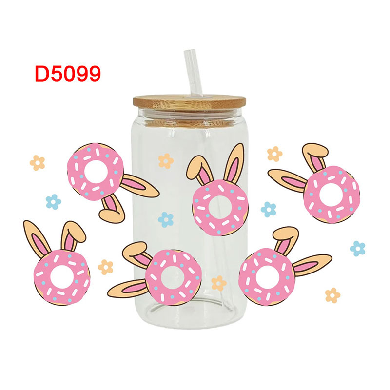 UV DTF Transfer Sticker Foods Theme For The 16oz Libbey Glasses Wraps Cup Can DIY Waterproof Easy To Use Custom Decals - Image 6