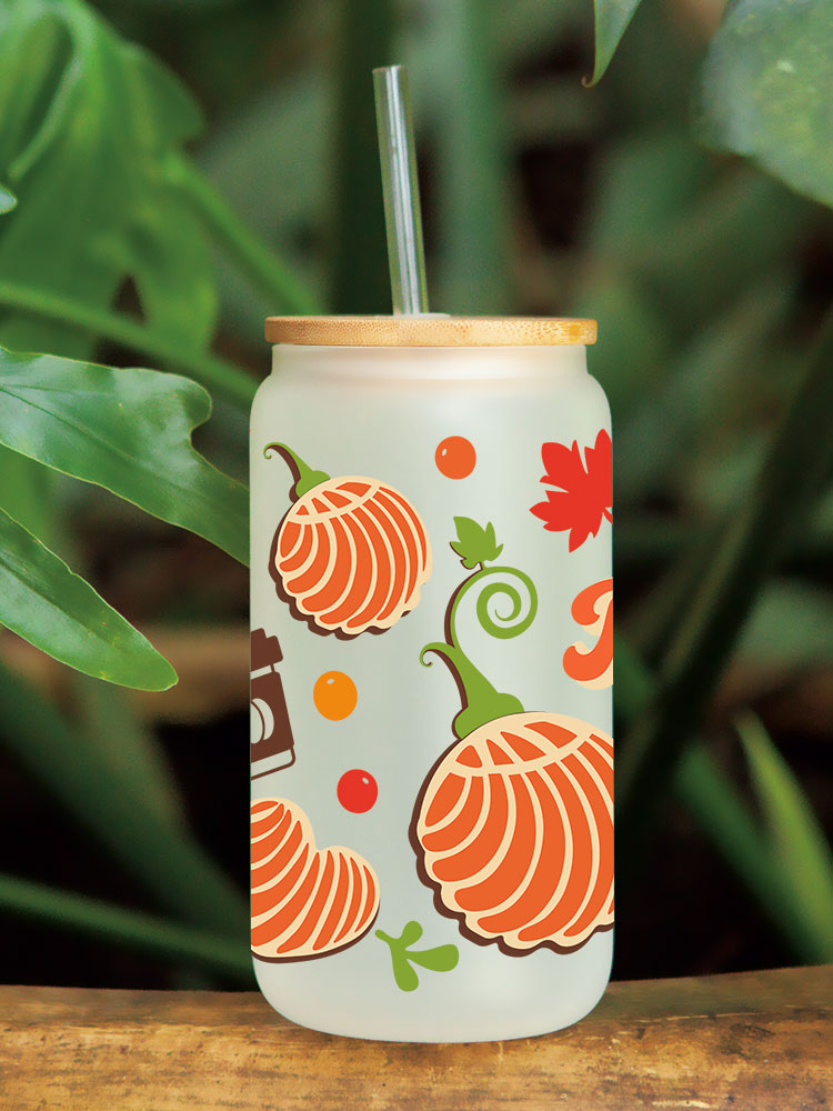UV DTF Transfer Sticker Foods Theme For The 16oz Libbey Glasses Wraps Cup Can DIY Waterproof Easy To Use Custom Decals - Image 11