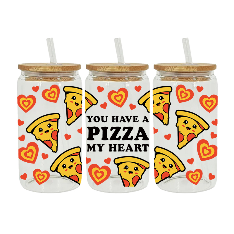UV DTF Transfer Sticker Foods Theme For The 16oz Libbey Glasses Wraps Cup Can DIY Waterproof Easy To Use Custom Decals - Image 12