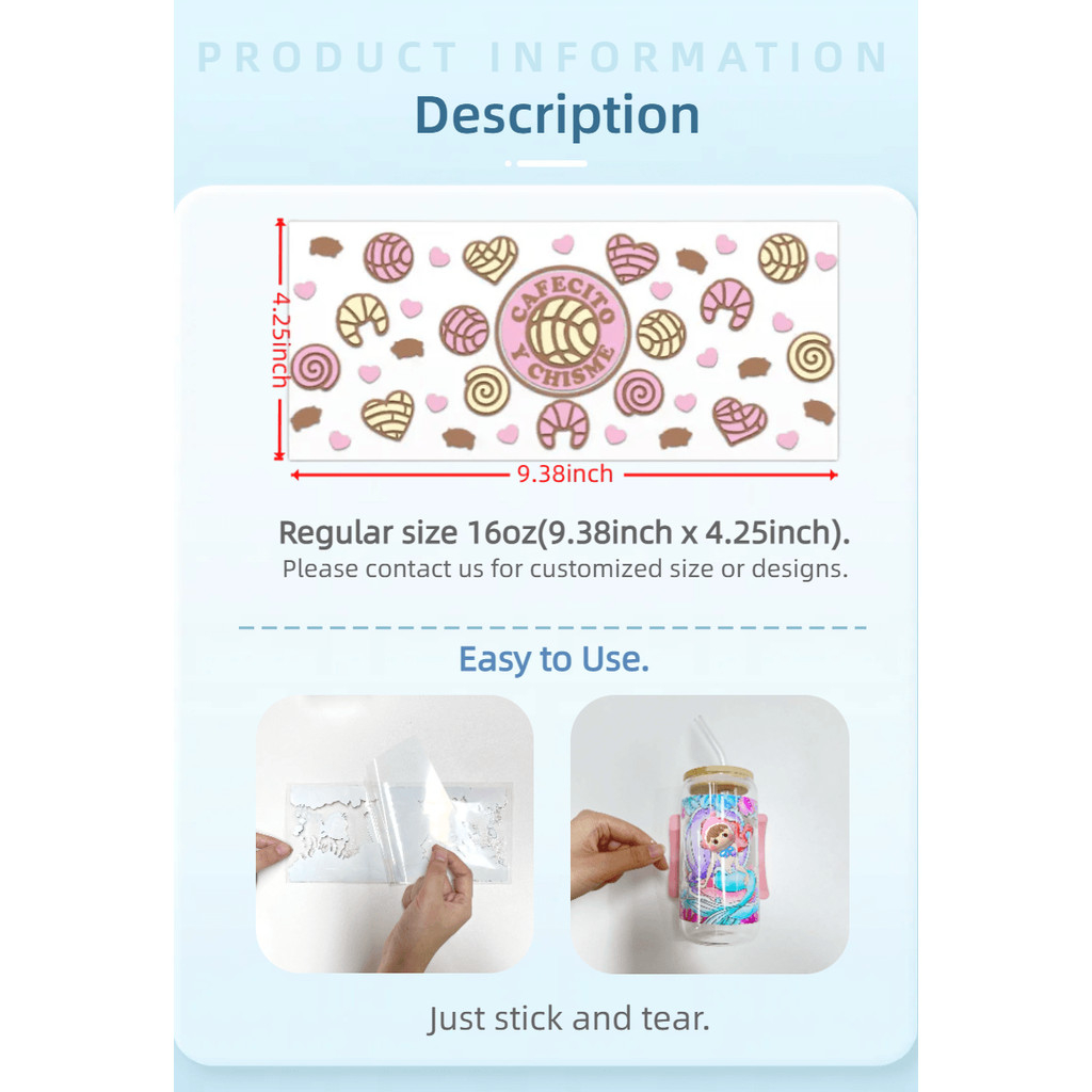 Beautiful Butterfly Flower UV DTF Cups Wrap Sticker DIY Label Transfer Sticker Print - Image 13