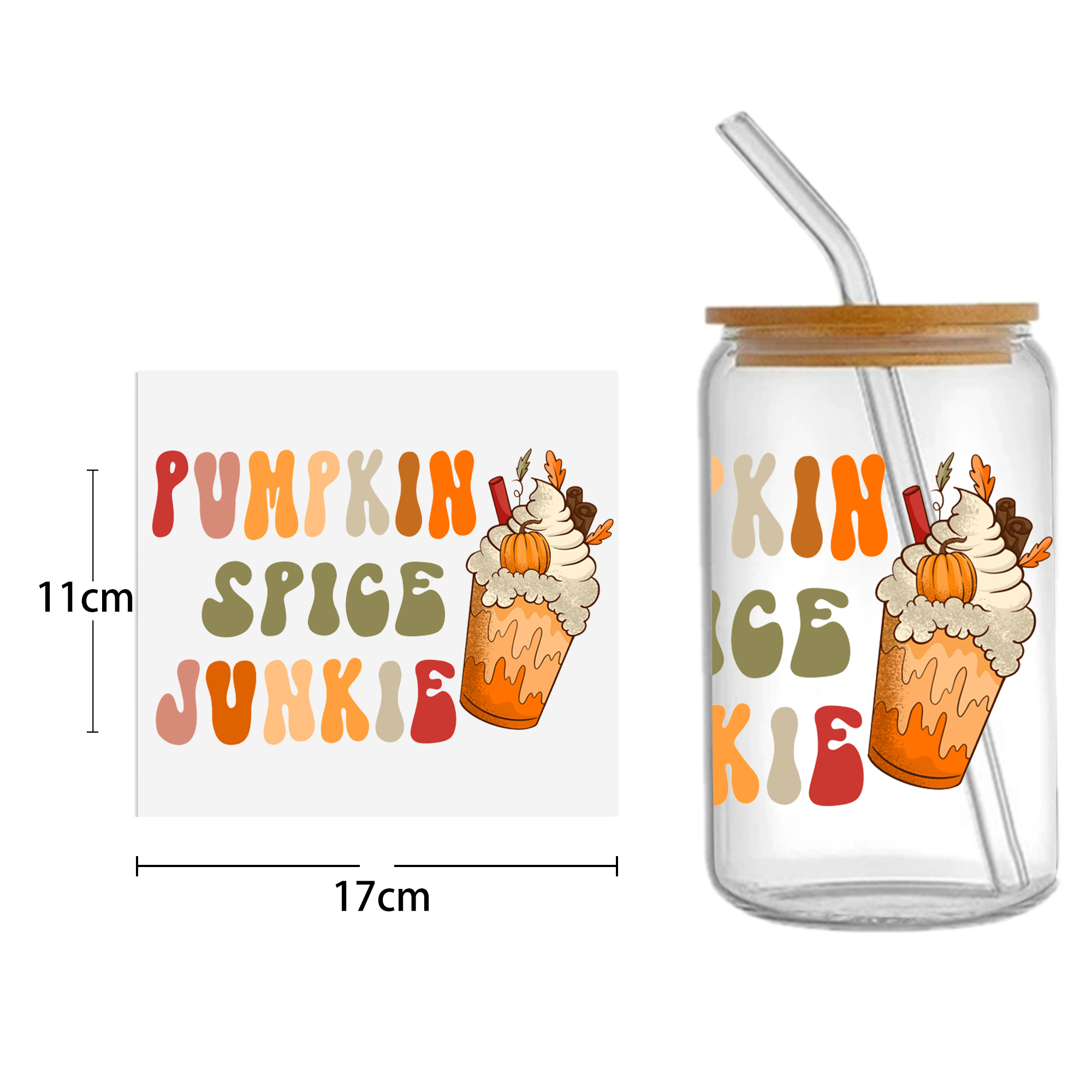 Sunflower Cow 16oz DTF Sticker For Cups Cool Personalize UV Wrap Transfer Sticker Custom Labels DIY Logo Waterproof - Image 7