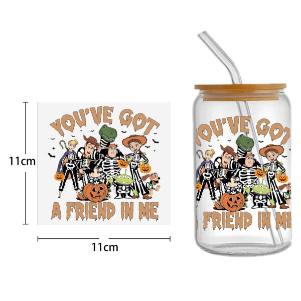 Winnie The Pooh 16oz Tumbler Template DTF Sticker Cup Cool Personalize UV Wrap Transfer Sticker Custom Label DIY Waterproof - Image 21