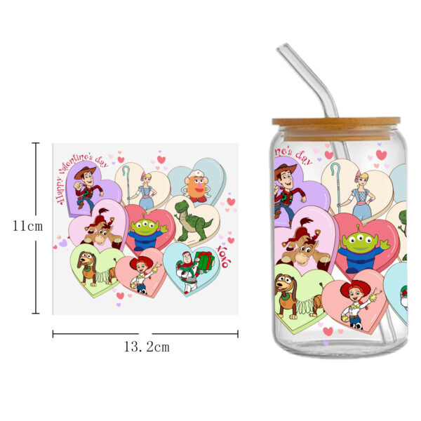 Winnie The Pooh 16oz Tumbler Template DTF Sticker Cup Cool Personalize UV Wrap Transfer Sticker Custom Label DIY Waterproof - Image 23