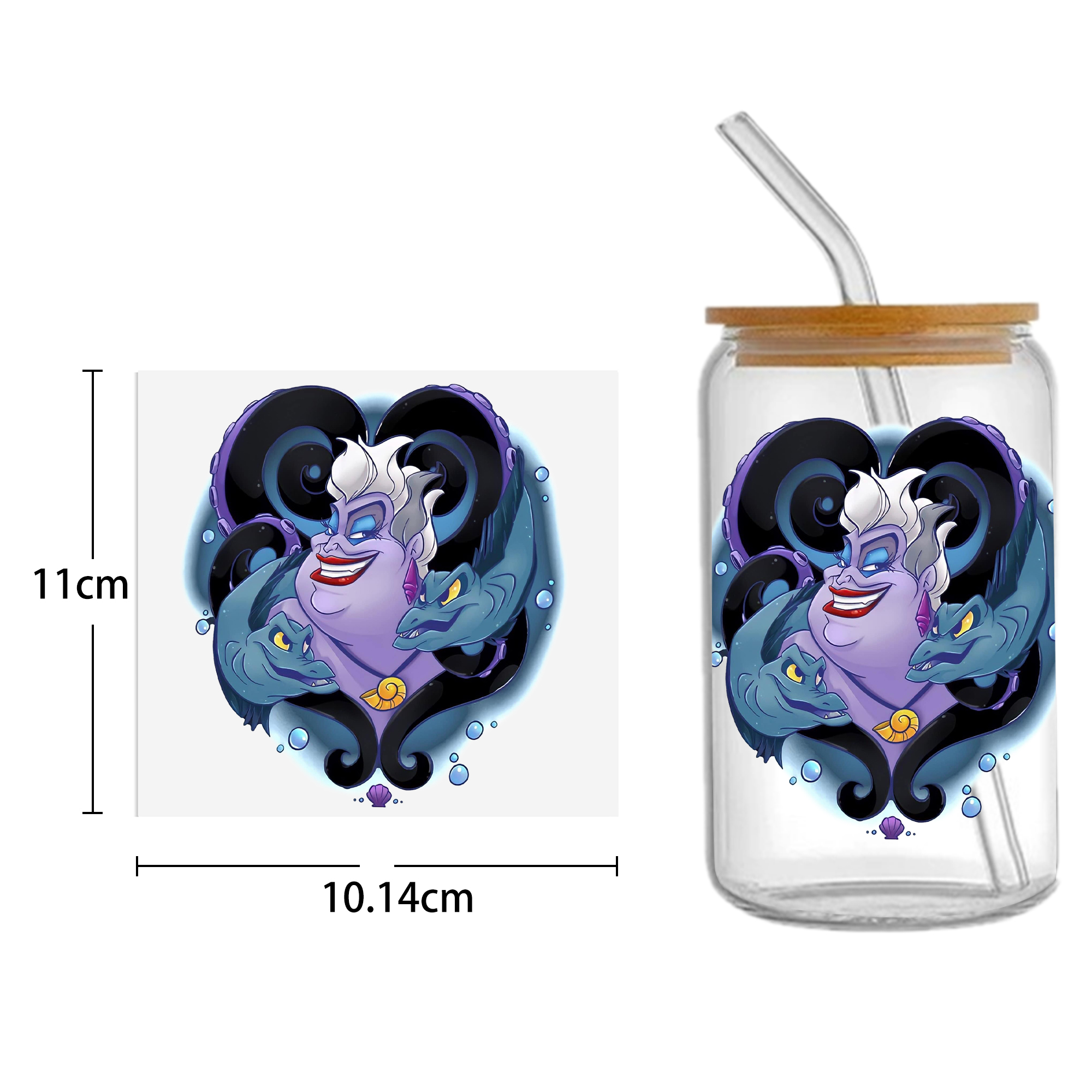 Disney Waterproof Stickers UV DTF Sticker For 16oz Cups Transfer Sticker Custom Labels DIY Logo Waterproof - Image 6