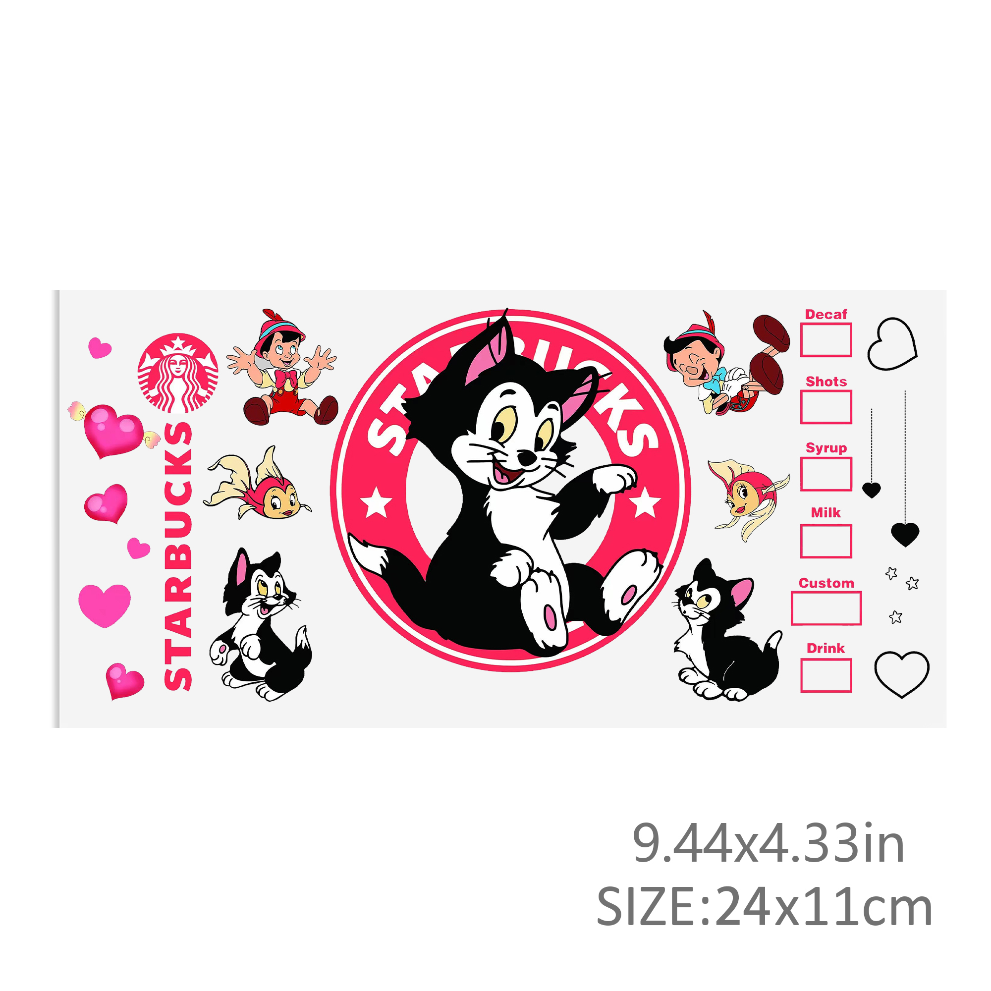 Disney Waterproof Stickers UV DTF Sticker For 16oz Cups Transfer Sticker Custom Labels DIY Logo Waterproof - Image 10