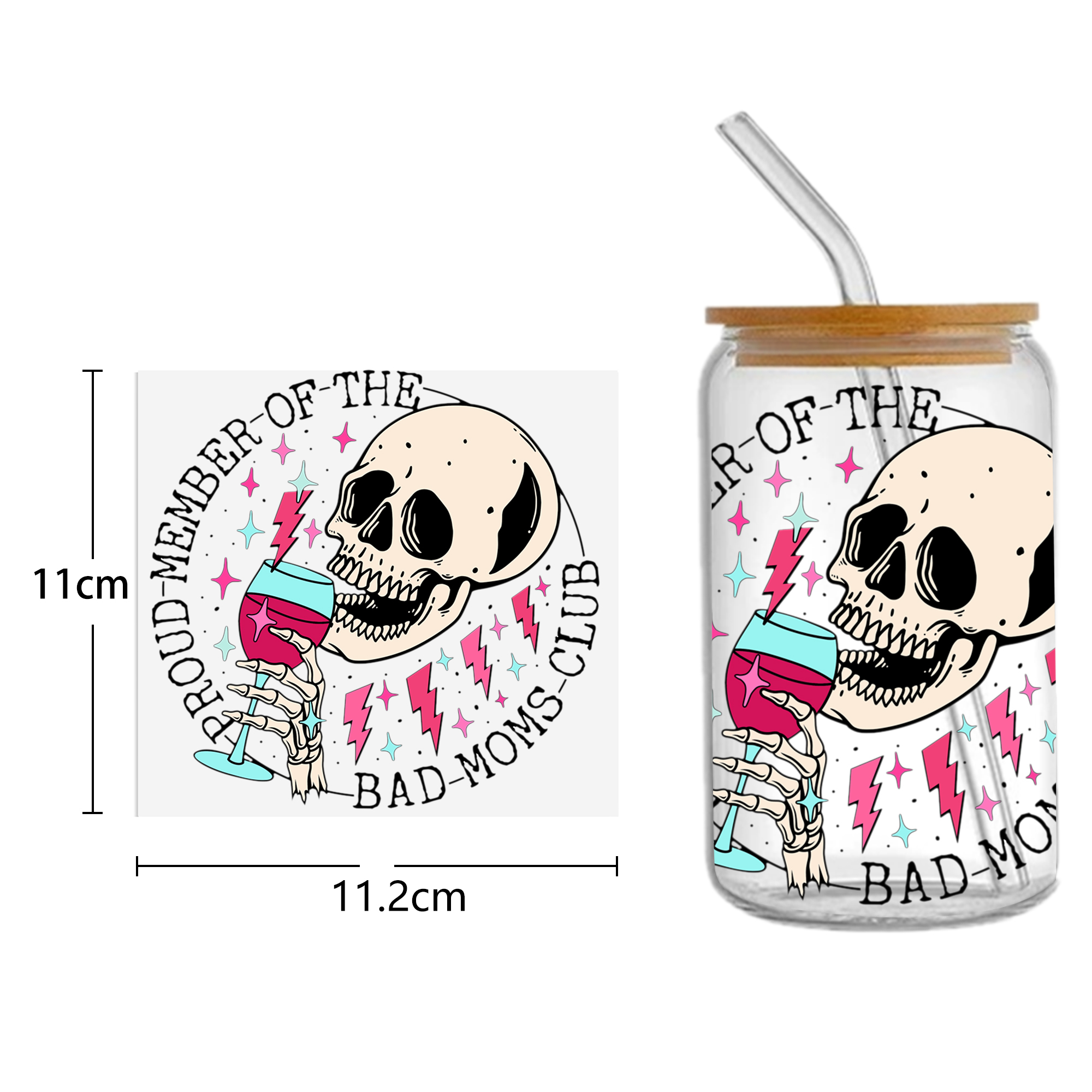 Letters Rainbow DTF Sticker For Cups Personalize UV Wrap Transfer Sticker Custom Labels DIY Logo Waterproof - Image 12