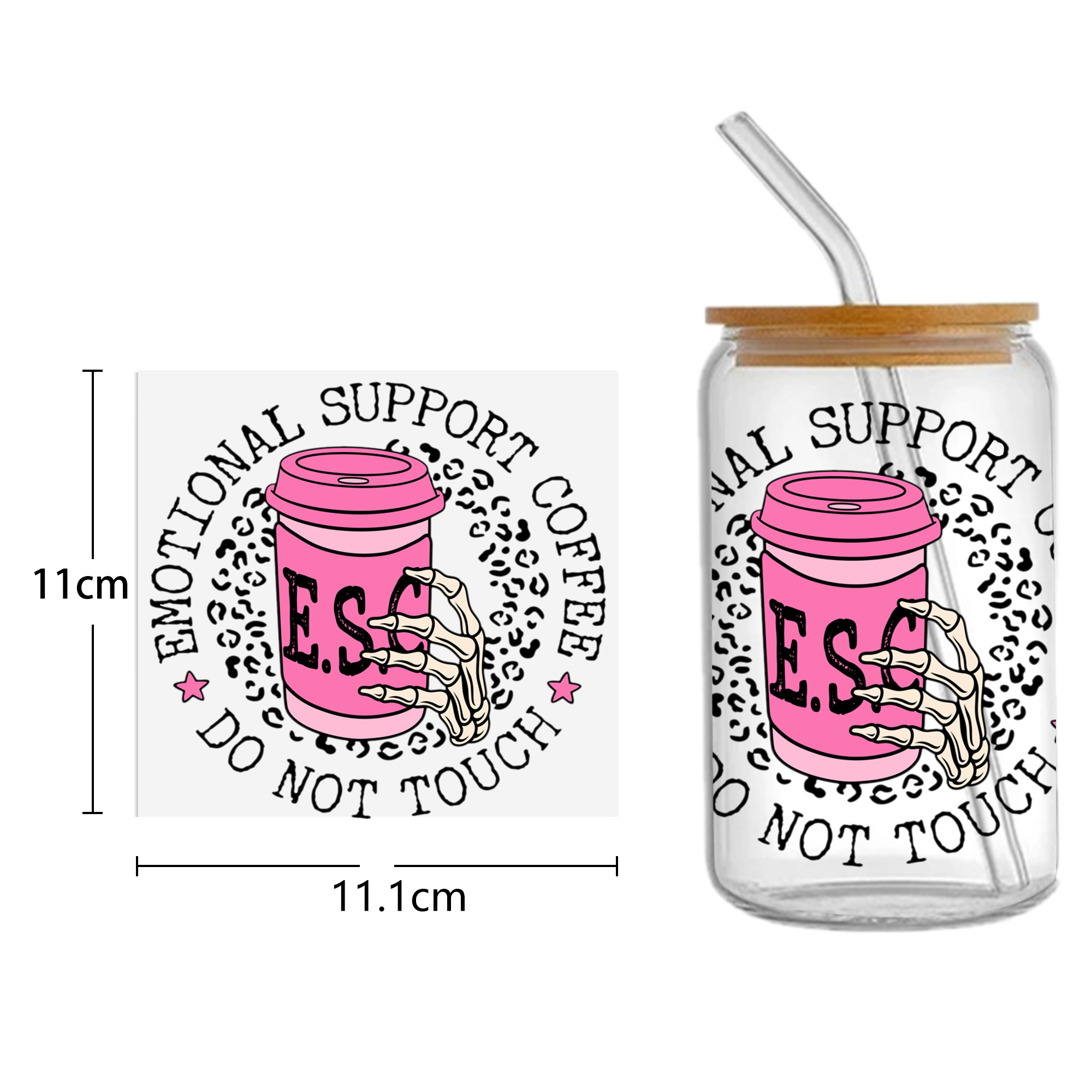 Letters Rainbow DTF Sticker For Cups Personalize UV Wrap Transfer Sticker Custom Labels DIY Logo Waterproof - Image 22