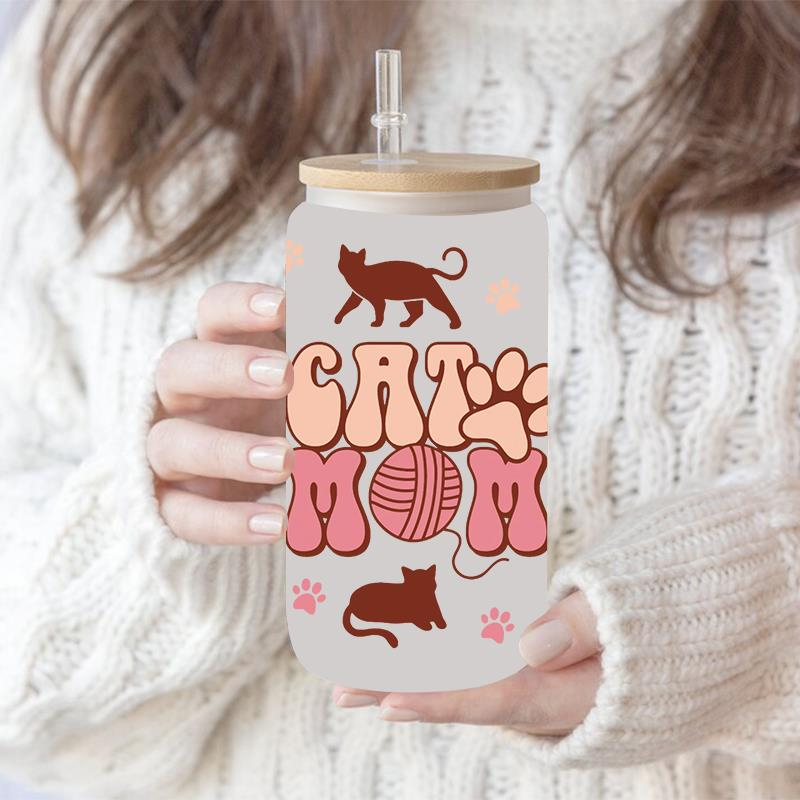 UV DTF Transfer Sticker Animal Theme For The 16oz Libbey Glasses Wraps Cup Can DIY Waterproof Easy To Use Custom Decals - Image 9