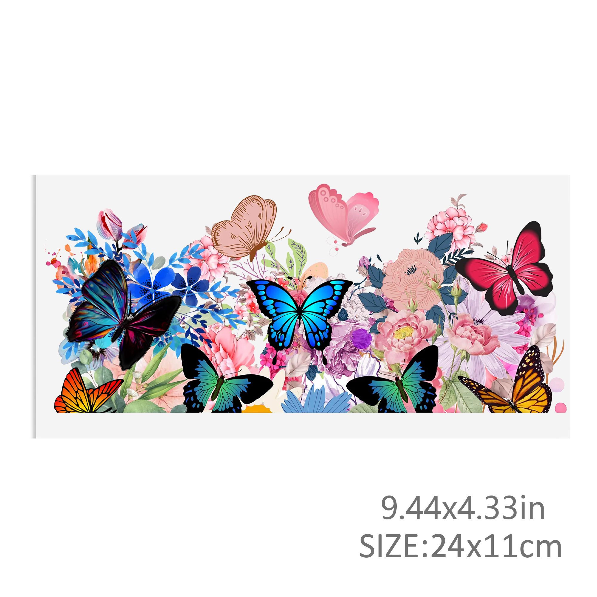 Butterfly UV DTF Sticker For 16oz Cups Wrap Transfer Sticker Custom Labels DIY Logo Waterproof - Image 12