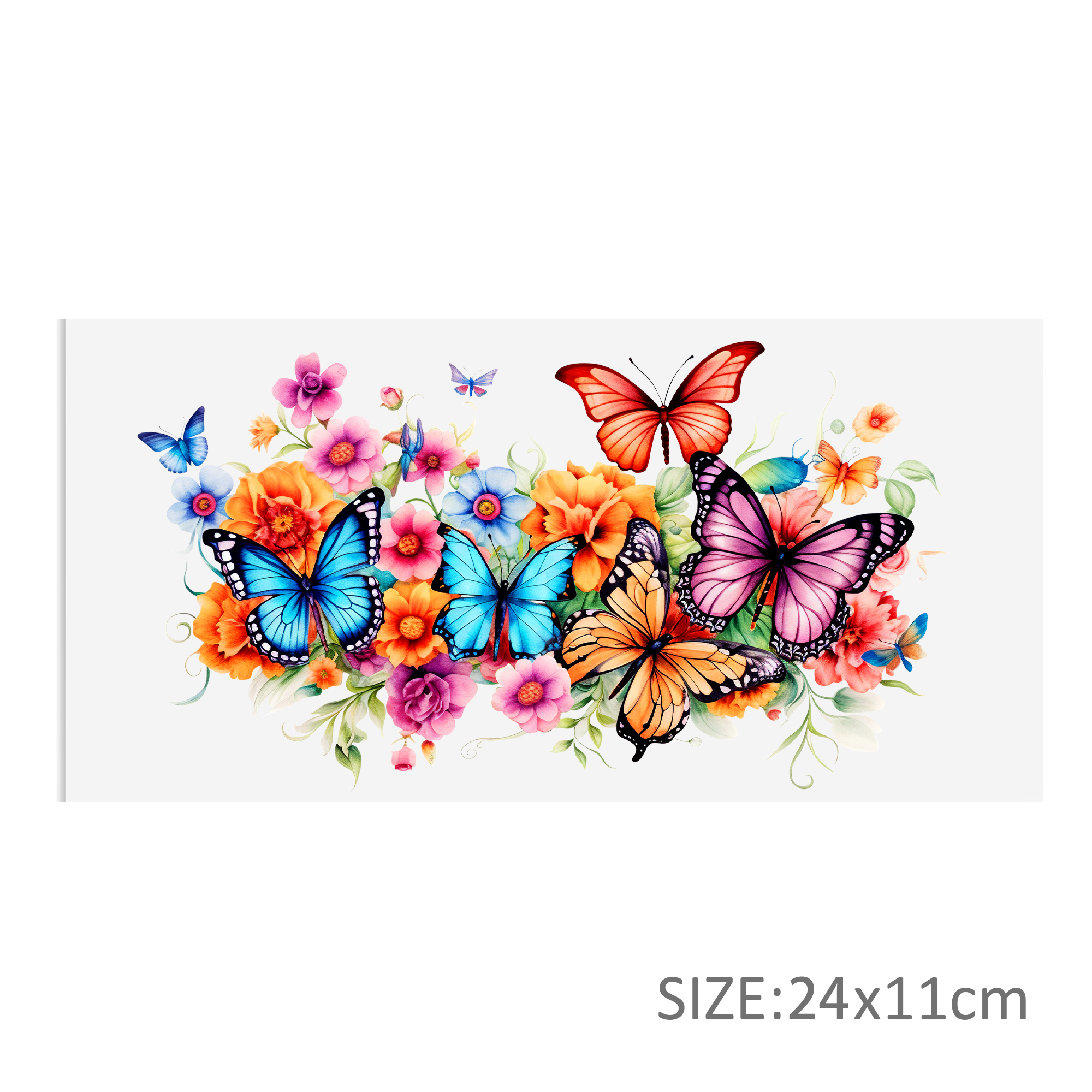 Butterfly UV DTF Sticker For 16oz Cups Wrap Transfer Sticker Custom Labels DIY Logo Waterproof - Image 16