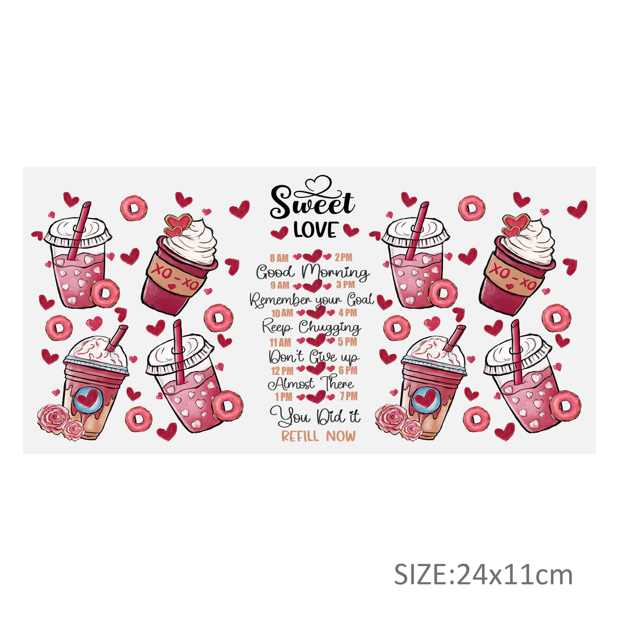 Letters 16oz DTF Sticker For Cups Cool Personalize UV Wrap Transfer Sticker Custom Labels DIY Logo Waterproof - Image 13