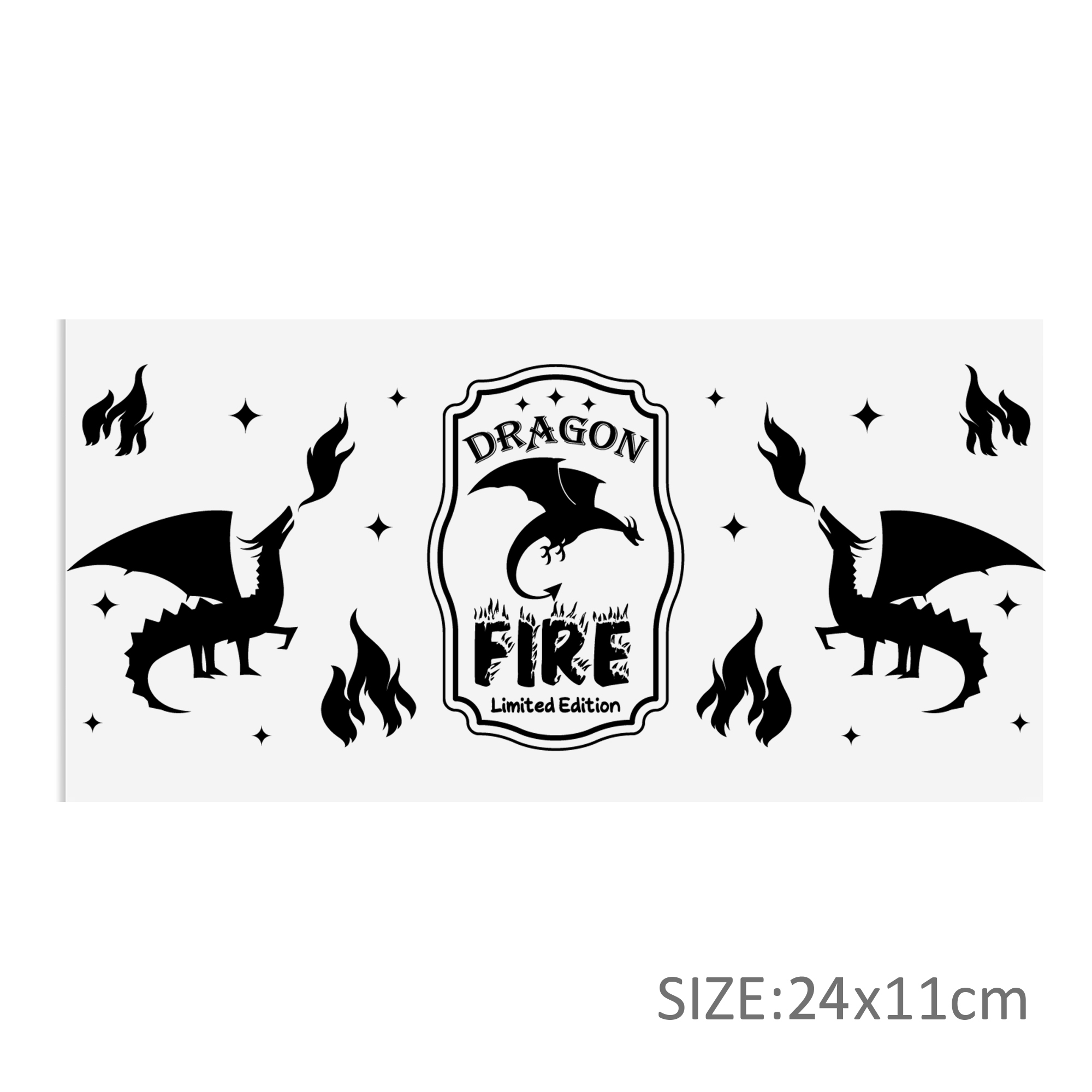 Halloween Skull 16oz DTF Sticker Cup Cool Personalize UV Wrap Transfer Sticker Custom Label DIY Logo Waterproof - Image 3