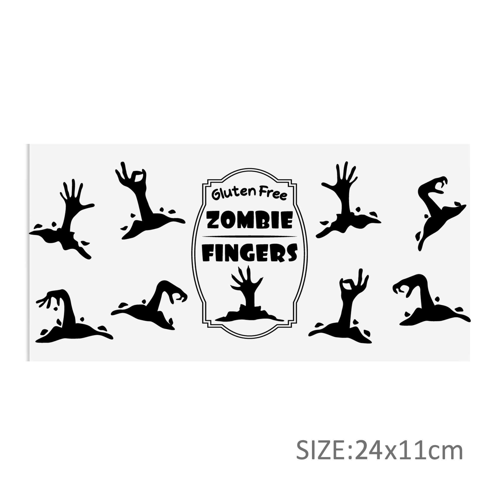 Halloween Skull 16oz DTF Sticker Cup Cool Personalize UV Wrap Transfer Sticker Custom Label DIY Logo Waterproof - Image 5