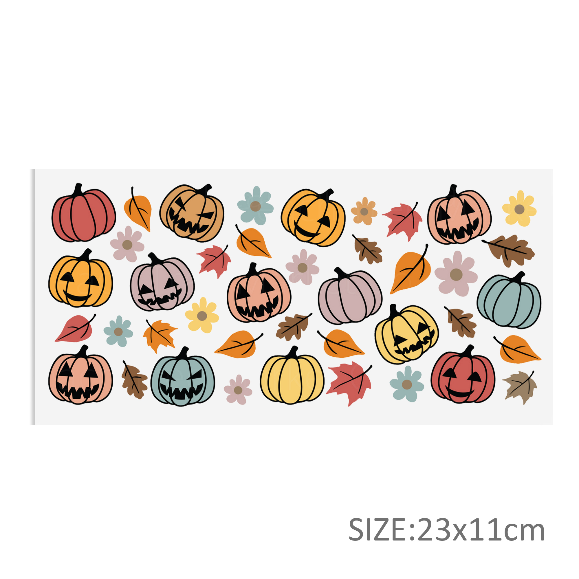 Halloween Skull 16oz DTF Sticker Cup Cool Personalize UV Wrap Transfer Sticker Custom Label DIY Logo Waterproof - Image 6