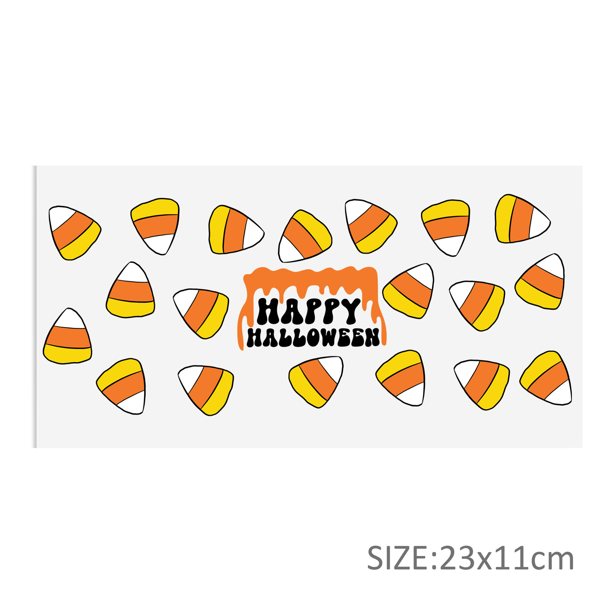 Halloween Skull 16oz DTF Sticker Cup Cool Personalize UV Wrap Transfer Sticker Custom Label DIY Logo Waterproof - Image 8