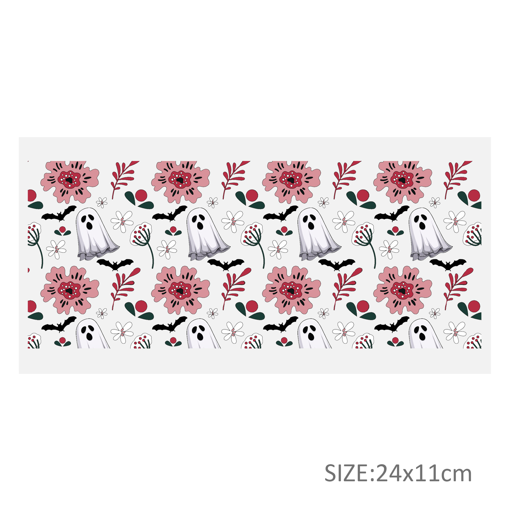 Halloween Skull 16oz DTF Sticker Cup Cool Personalize UV Wrap Transfer Sticker Custom Label DIY Logo Waterproof - Image 9