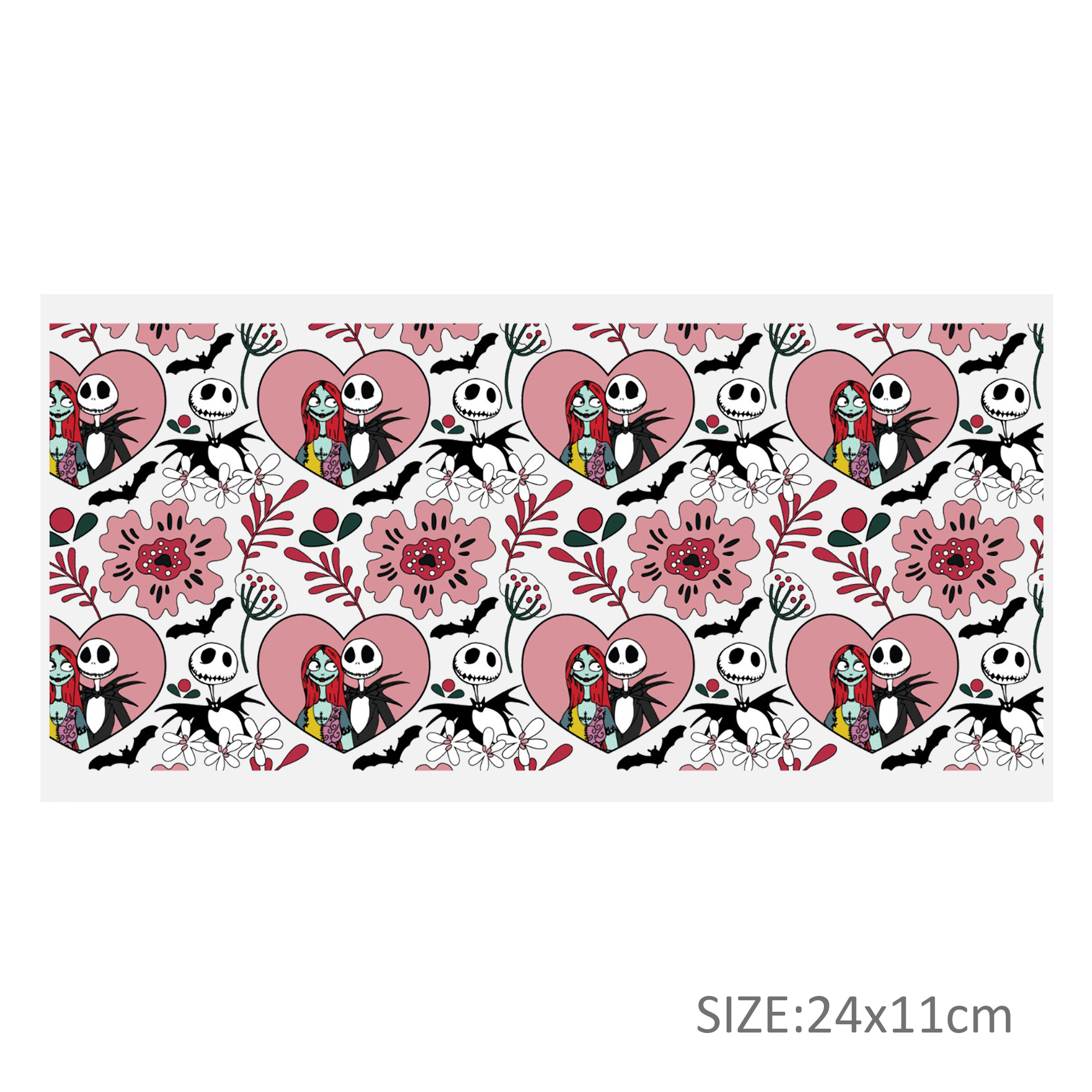 Halloween Skull 16oz DTF Sticker Cup Cool Personalize UV Wrap Transfer Sticker Custom Label DIY Logo Waterproof - Image 10