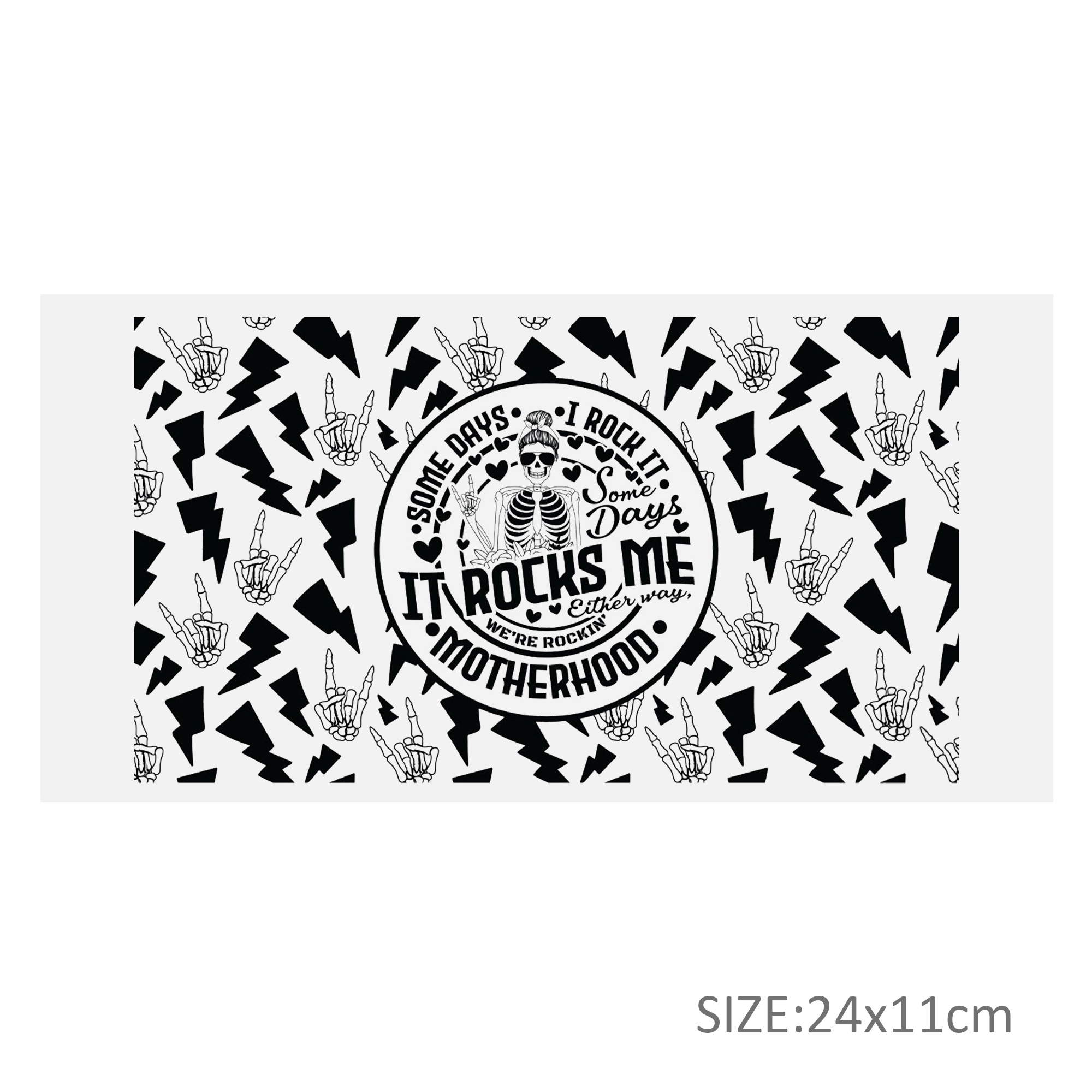 Halloween Skull 16oz DTF Sticker Cup Cool Personalize UV Wrap Transfer Sticker Custom Label DIY Logo Waterproof - Image 11