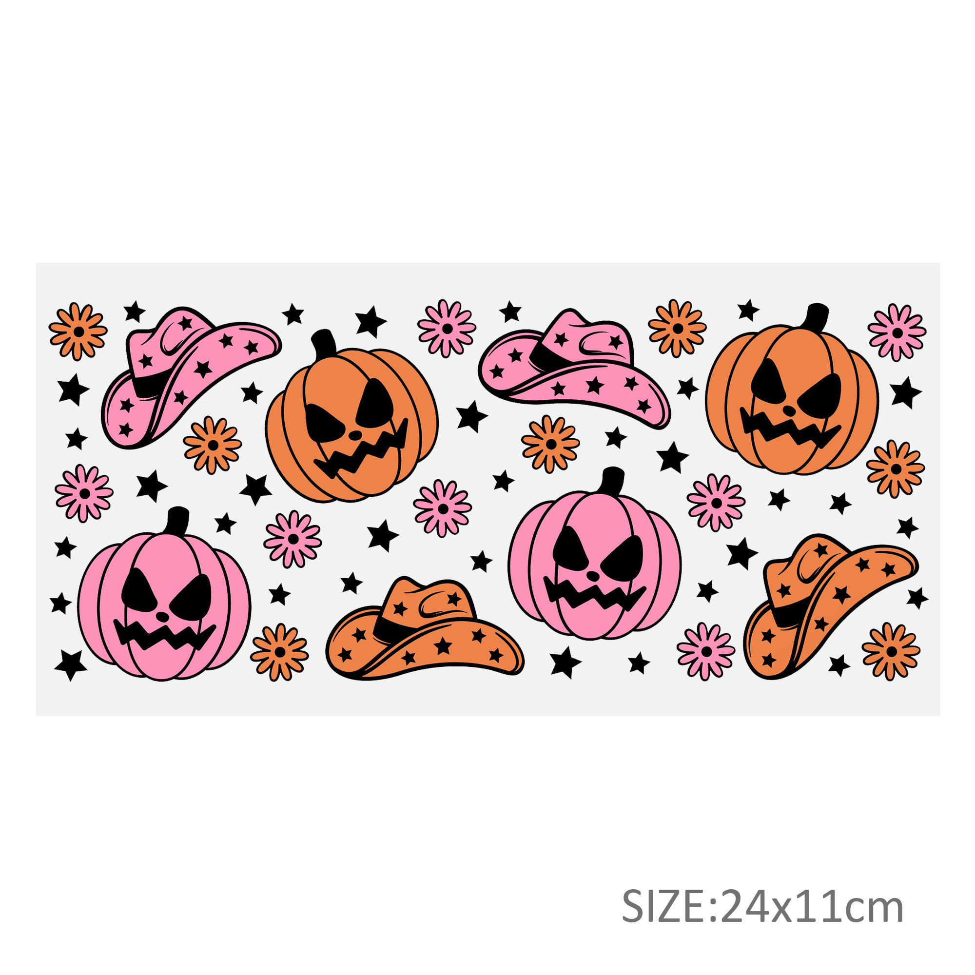 Halloween Skull 16oz DTF Sticker Cup Cool Personalize UV Wrap Transfer Sticker Custom Label DIY Logo Waterproof - Image 13