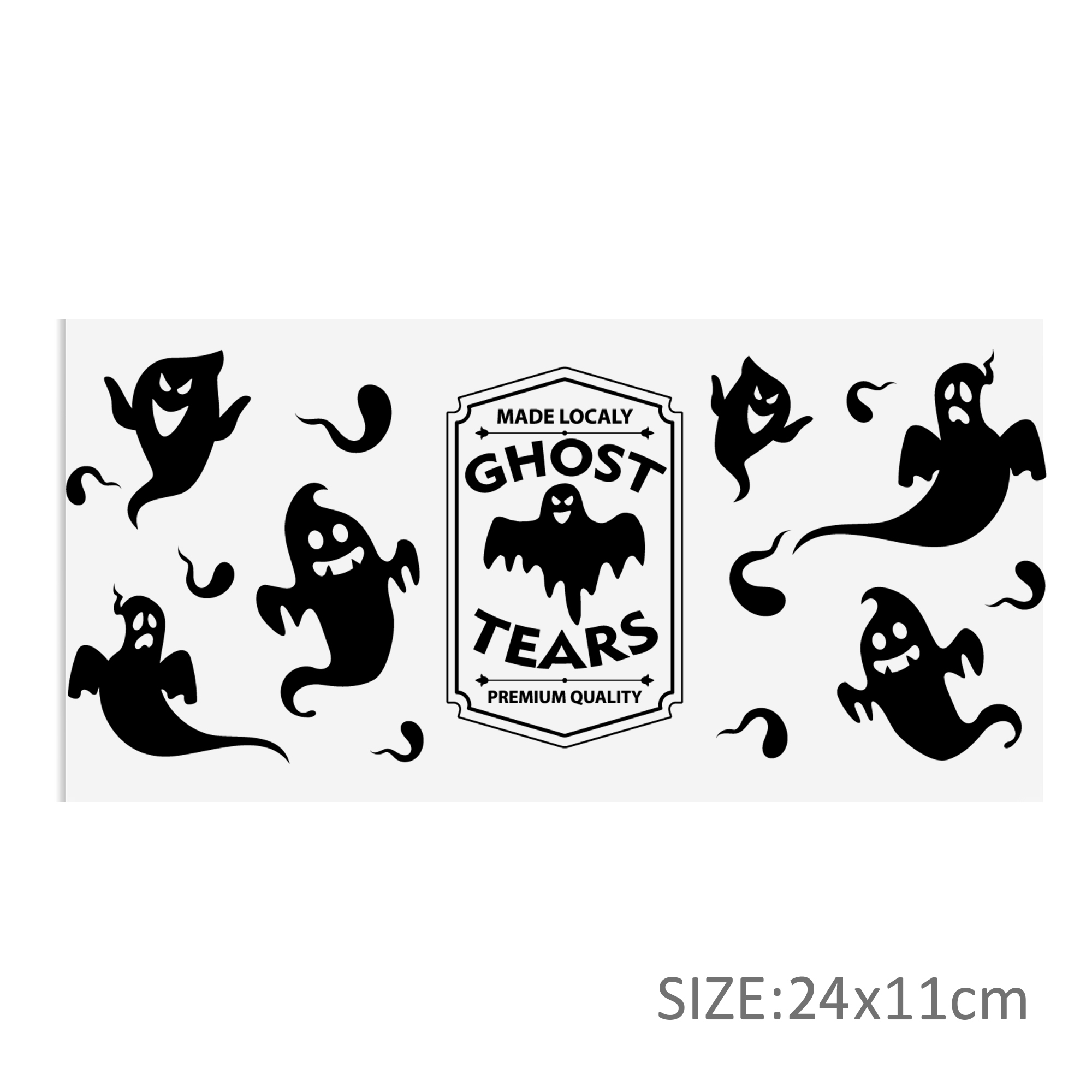 Halloween Skull 16oz DTF Sticker Cup Cool Personalize UV Wrap Transfer Sticker Custom Label DIY Logo Waterproof - Image 17