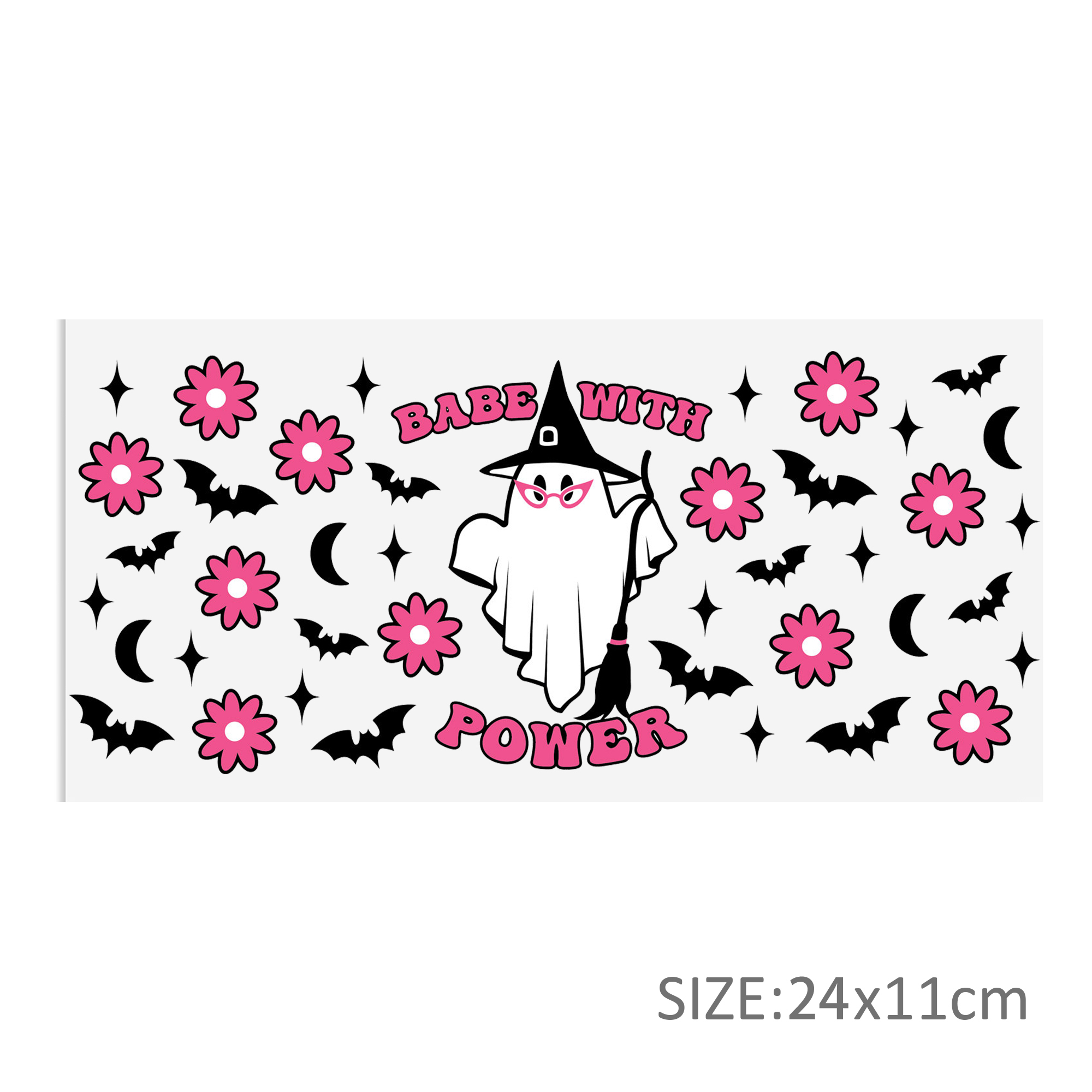 Halloween Skull 16oz DTF Sticker Cup Cool Personalize UV Wrap Transfer Sticker Custom Label DIY Logo Waterproof - Image 20