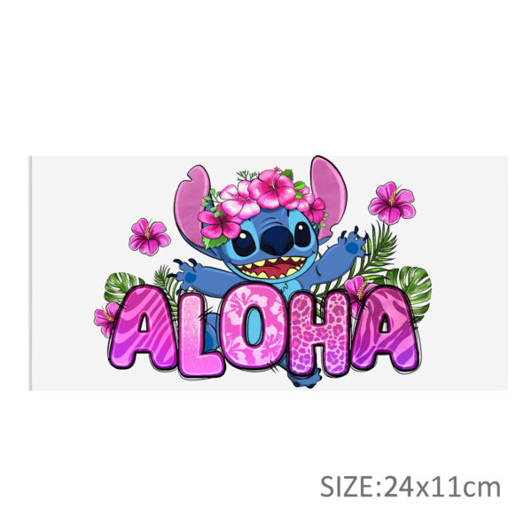 Disney Stitch 16oz DTF Sticker Cup Cool Personalize UV Wrap Transfer Sticker Custom Label DIY Logo Waterproof - Image 2