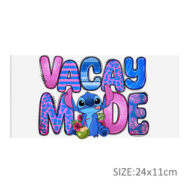 Disney Stitch 16oz DTF Sticker Cup Cool Personalize UV Wrap Transfer Sticker Custom Label DIY Logo Waterproof - Image 3
