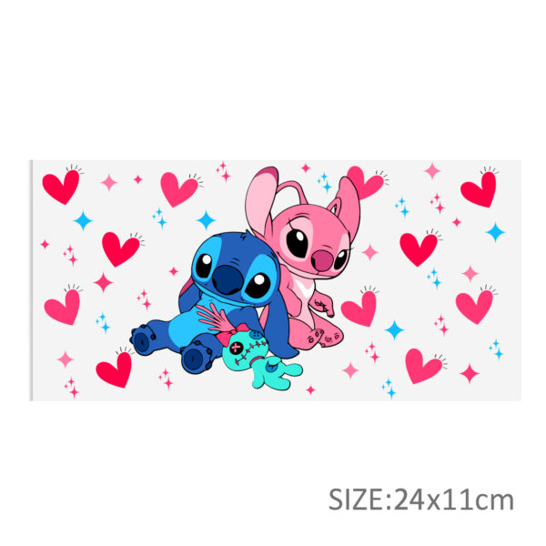 Disney Stitch 16oz DTF Sticker Cup Cool Personalize UV Wrap Transfer Sticker Custom Label DIY Logo Waterproof - Image 4