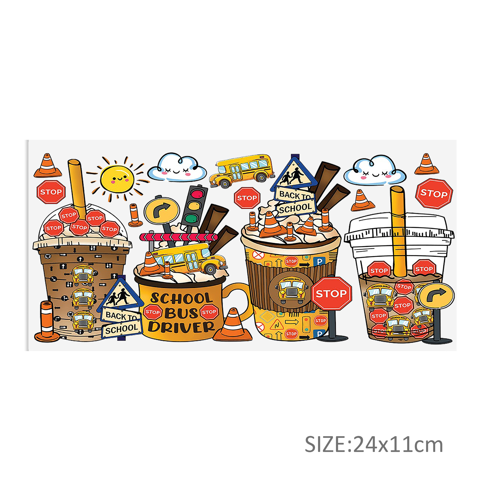 Personalize Halloween Skull UV DTF Sticker For 16oz Cups Wrap Transfer DecalSticker Custom Labels DIY Logo - Image 2