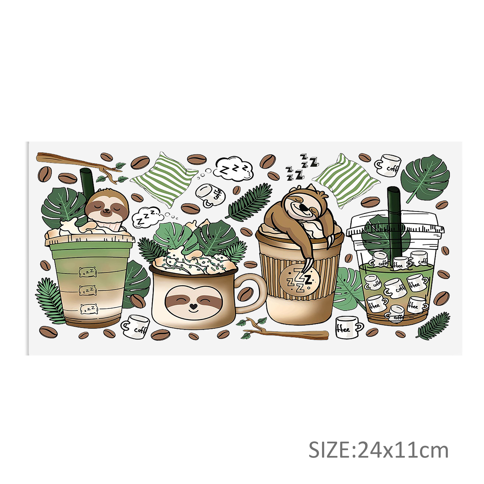 Personalize Halloween Skull UV DTF Sticker For 16oz Cups Wrap Transfer DecalSticker Custom Labels DIY Logo - Image 4