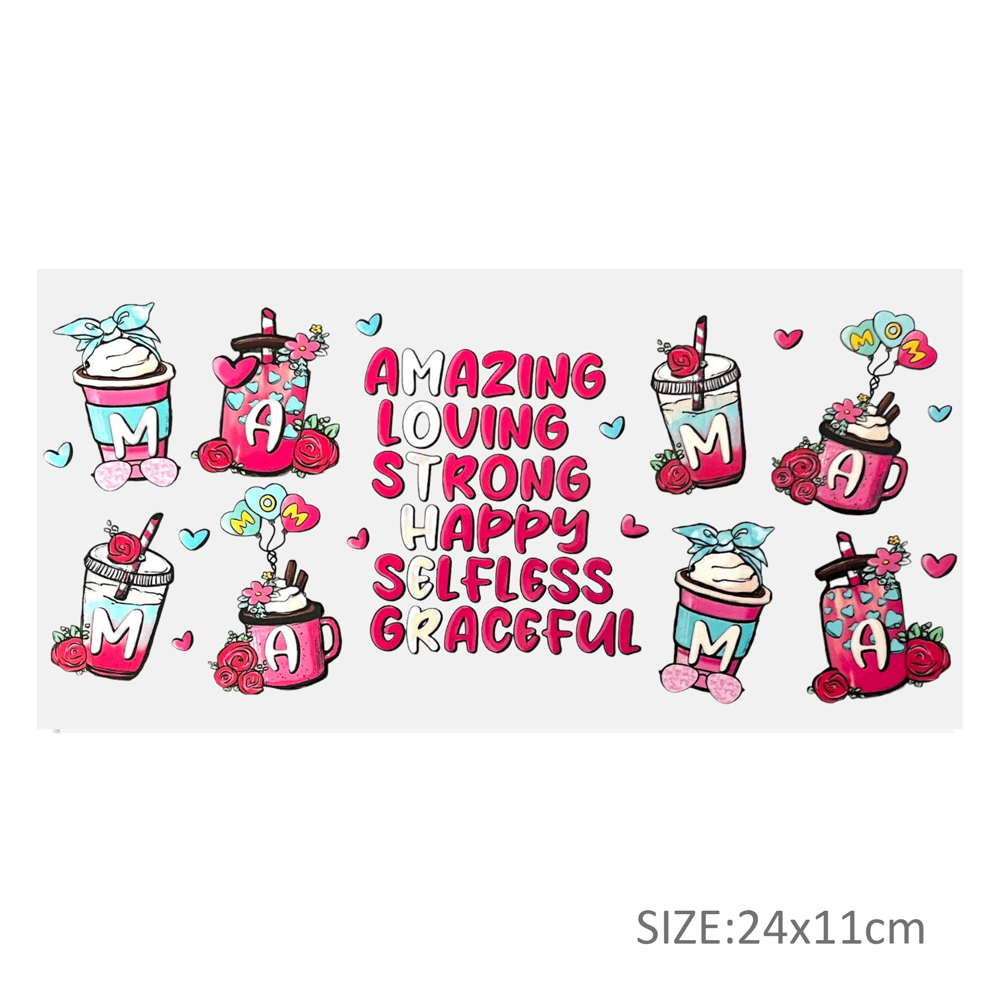 Personalize Halloween Skull UV DTF Sticker For 16oz Cups Wrap Transfer DecalSticker Custom Labels DIY Logo - Image 6