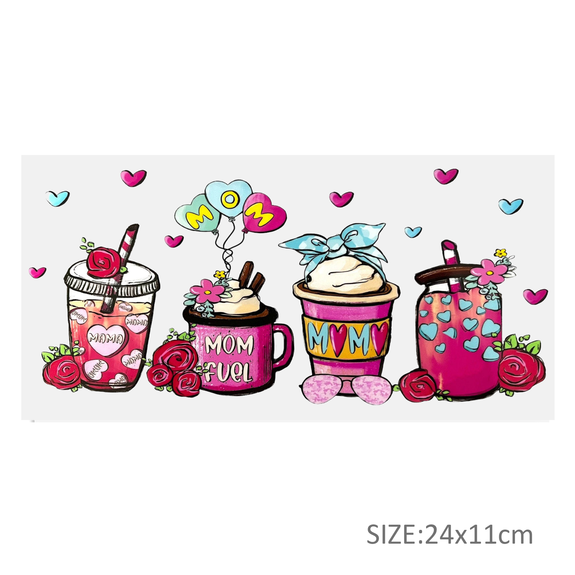 Personalize Halloween Skull UV DTF Sticker For 16oz Cups Wrap Transfer DecalSticker Custom Labels DIY Logo - Image 19