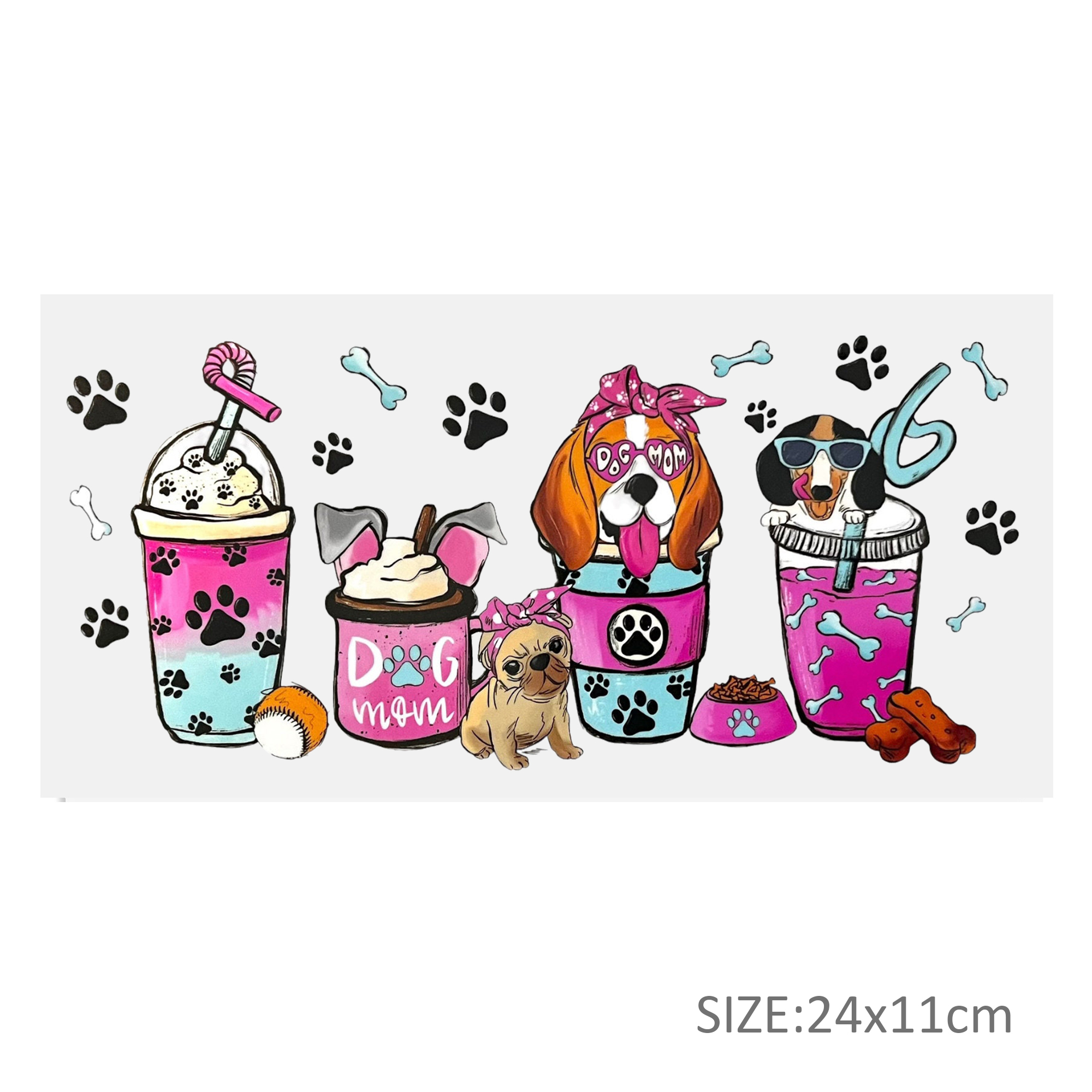 Personalize Halloween Skull UV DTF Sticker For 16oz Cups Wrap Transfer DecalSticker Custom Labels DIY Logo - Image 20