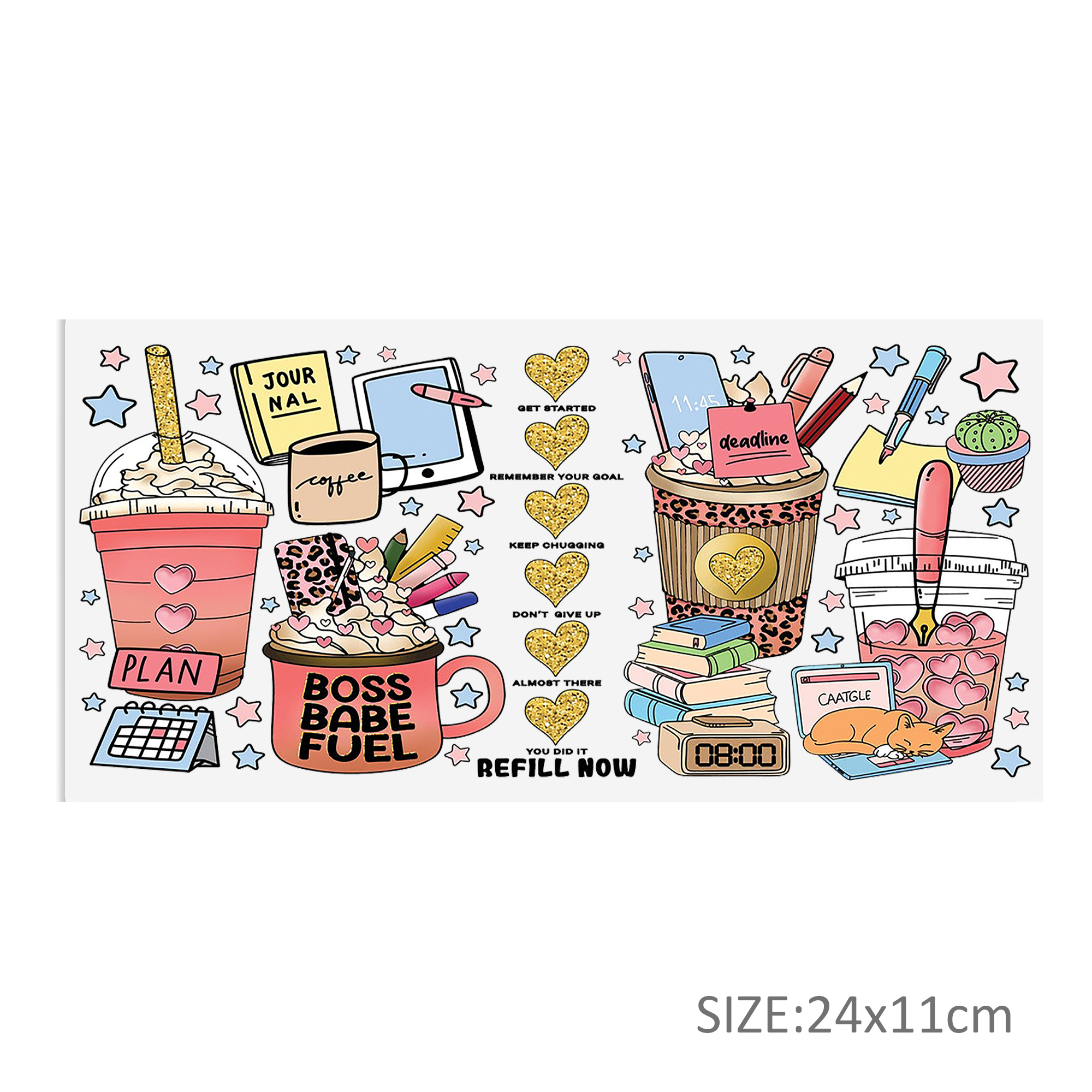 Personalize Halloween Skull UV DTF Sticker For 16oz Cups Wrap Transfer DecalSticker Custom Labels DIY Logo - Image 23