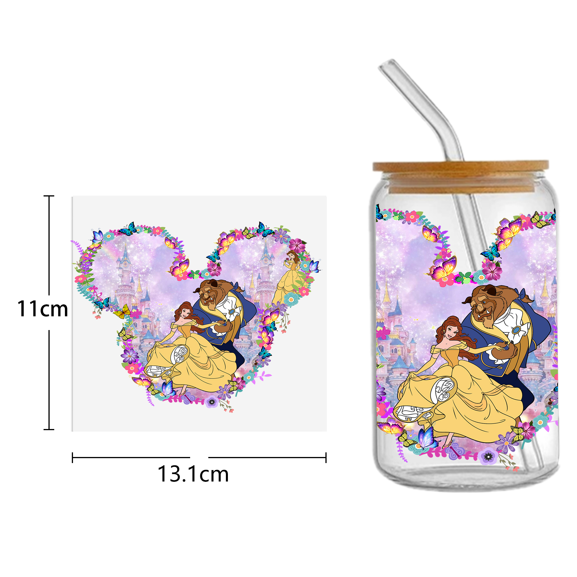Disney Mickey 16oz DTF Sticker For Cups Cool Personalize UV Wrap Transfer Sticker Custom Labels DIY Logo Waterproof - Image 10